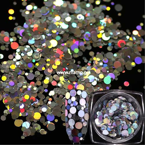 Πούλιες Multisize Silver Shimmer