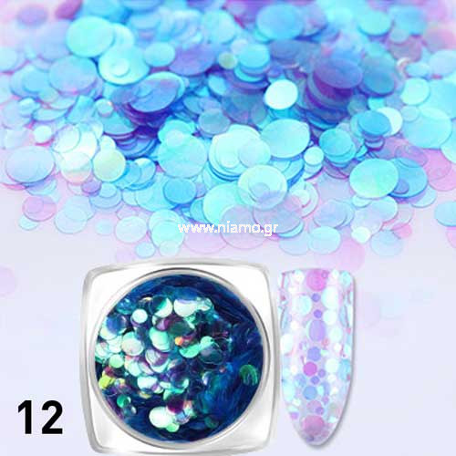 Πούλιες νυχιών Νο 12 Multisize