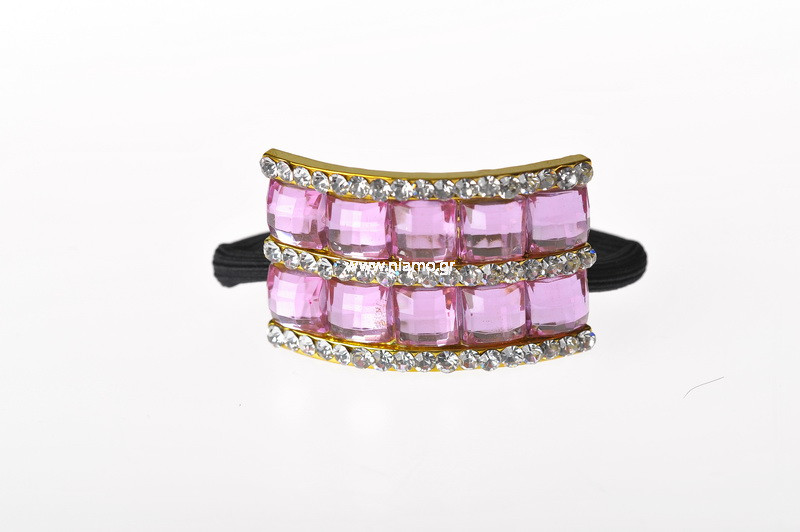 Κοκκαλάκια Με Στρας Και Λάστιχο 