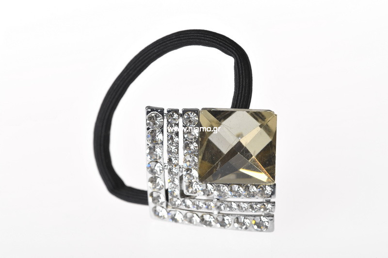 Κοκκαλάκια Με Στρας Και Λάστιχο  