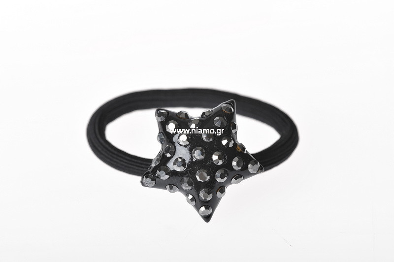 Κοκκαλάκια Με Στρας Και Λάστιχο 