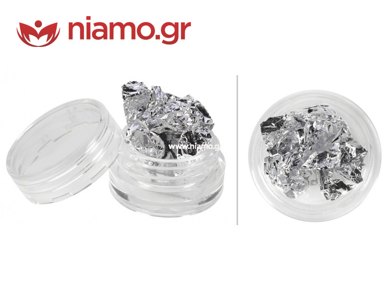Nail Art Διακοσμητικά Νυχιών Foil Silver