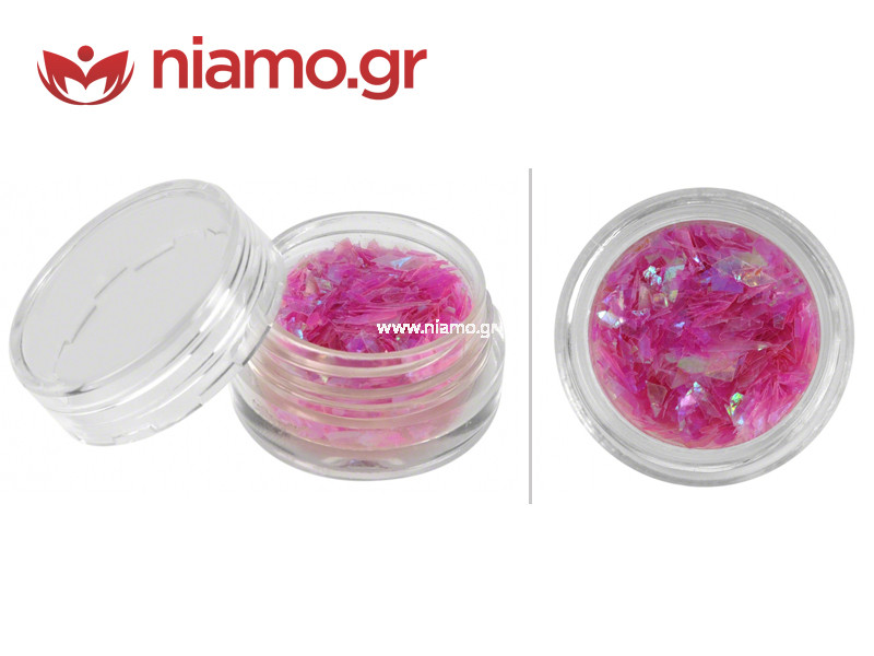 Nail Art Διακοσμητικά Νυχιών Νιφάδες Ροζ