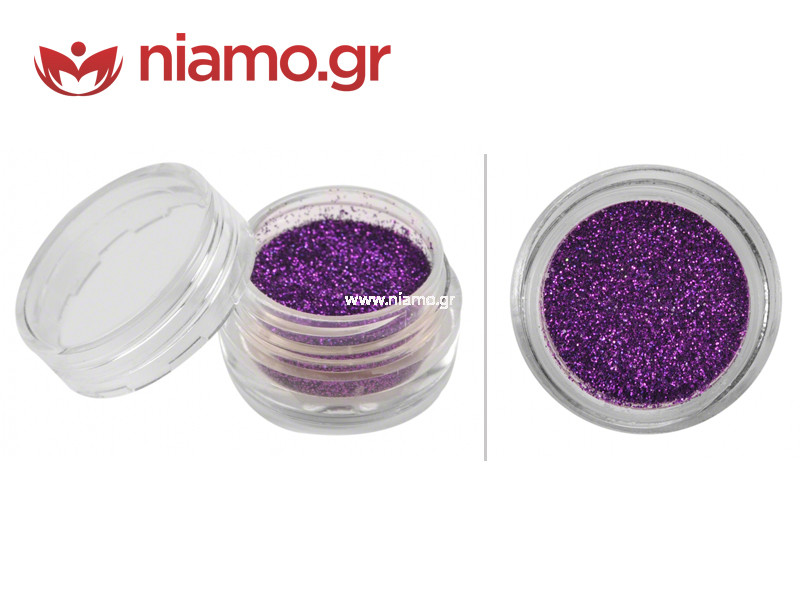 Nail Art Διακοσμητικά Νυχιών Glitter Πούδρα Λεβάντα