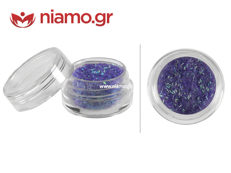 Nail Art Διακοσμητικά Νυχιών Fletter Πράσινο Ιριδίζον Μωβ