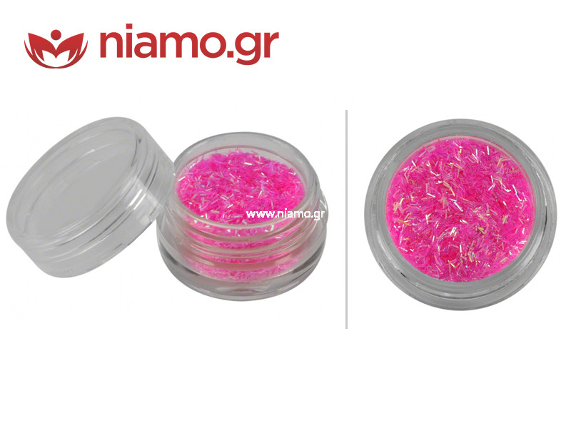 Nail Art Διακοσμητικά Νυχιών Fletter Ασημί Ροζ