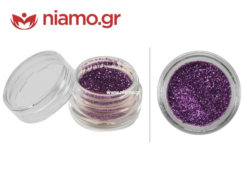 Nail Art Διακοσμητικά Νυχιών Πούδρα Ιριδίζον Βιολετί 