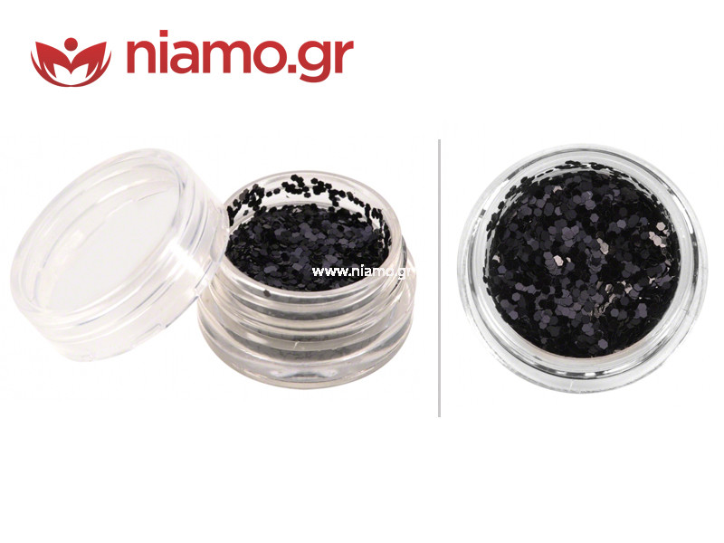 Nail Art Διακοσμητικά Νυχιών Μαύρες Πούλιες 