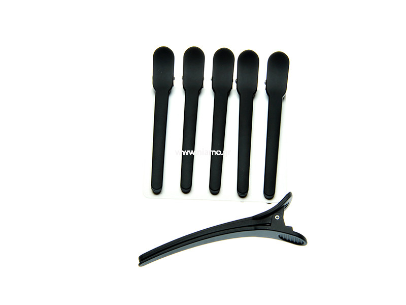 Κλίπς Πλαστικό Μαύρο 6τεμ