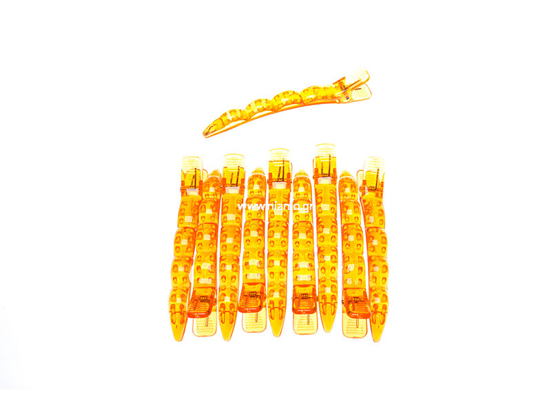 Κλίπς Μεγάλο Μέγεθος Χρώματος Κίτρινο 10τεμ