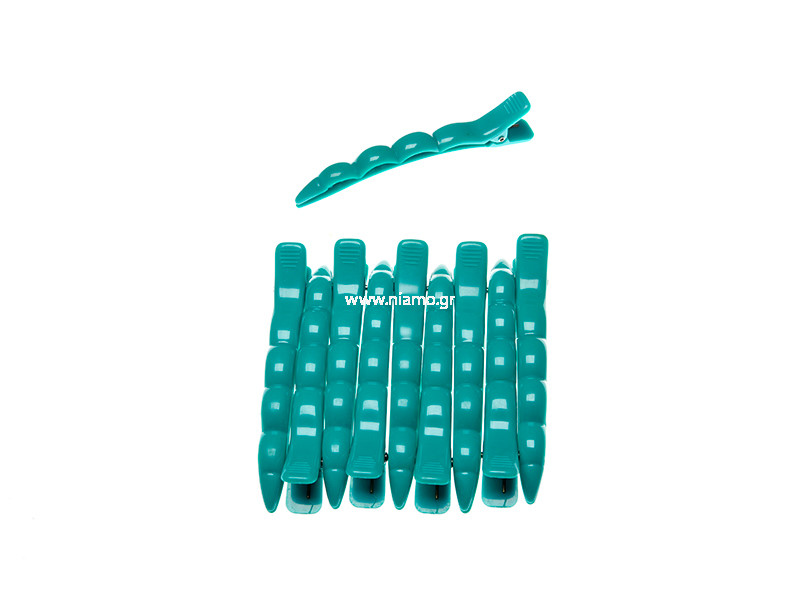 Κλίπς Μεγάλο Μέγεθος Χρώματος Πράσινο 10τεμ