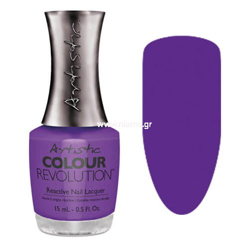 Artistic Colour Revolution Pin Up Purple