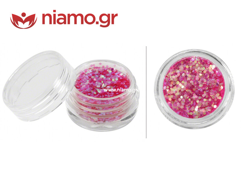 Nail Art Διακοσμητικά Νυχιών Φωτεινό Ροζ Πούλιες 