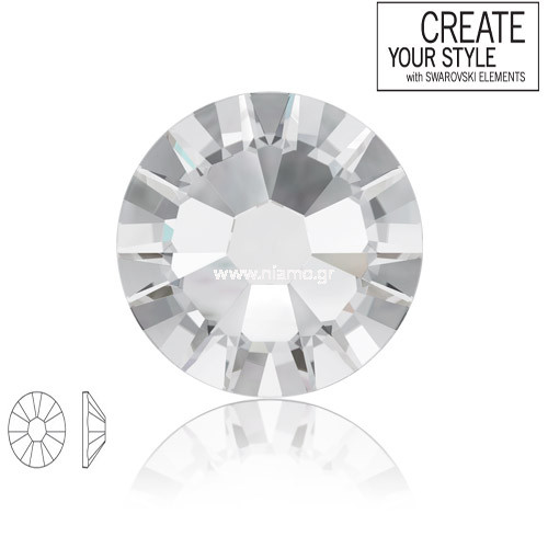 Swarovski Strass Crystal F (Ασημί)  
