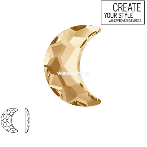 Swarovski Strass Golden-Shadow 2813 8.0X 5.5mm Moon