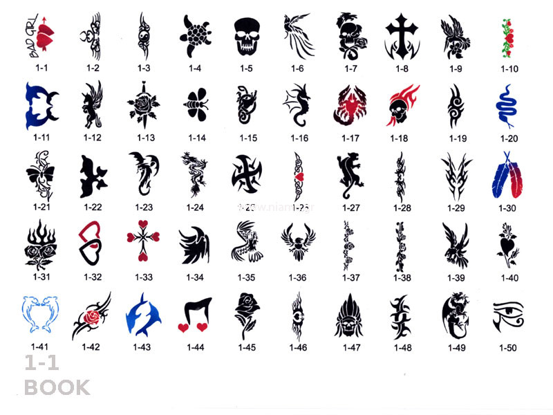 Σχέδια tattoo Σώματος BOOK 1