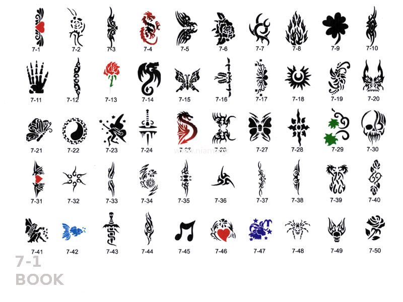 Σχέδια tattoo Σώματος BOOK 7
