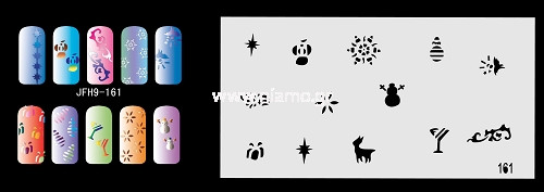 Nail Stencil Σχέδια Αερογράφου Νυχιών