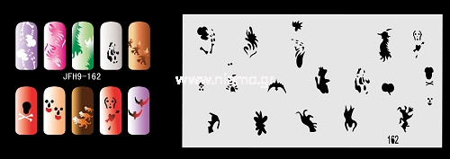 Nail Stencil Σχέδια Αερογράφου Νυχιών