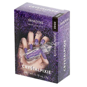 Swarovski Crystalpixie Edge Blossom Purple