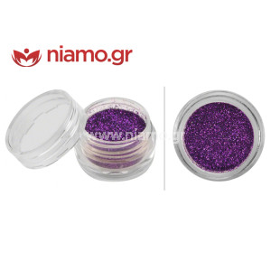 Nail Art Διακοσμητικά Νυχιών Glitter Πούδρα Λεβάντα