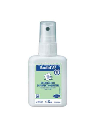 Bacillol ® AF 50ml Αλκοολούχο απολυμαντικό επιφανειών ταχείας δράσης