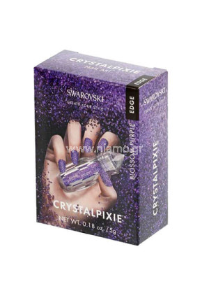 Swarovski Crystalpixie Edge Blossom Purple