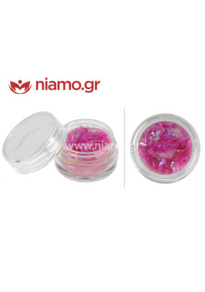 Nail Art Διακοσμητικά Νυχιών Νιφάδες Ροζ