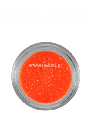 Nail Art Διακοσμητικά Νυχιών Glitter Πούδρα Νέον Πορτοκαλί
