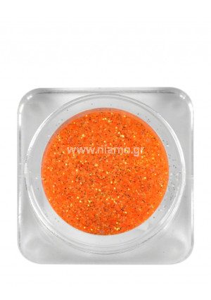Nail Art Διακοσμητικά Νυχιών Glitter Πούδρα Πορτοκαλί