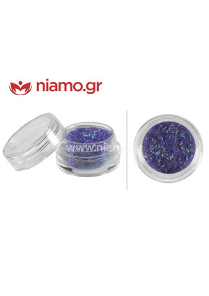 Nail Art Διακοσμητικά Νυχιών Fletter Πράσινο Ιριδίζον Μωβ