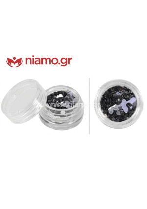 Nail Art Διακοσμητικά Νυχιών Ασημί Πούλιες 