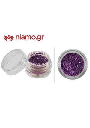 Nail Art Διακοσμητικά Νυχιών Πούδρα Ιριδίζον Βιολετί 