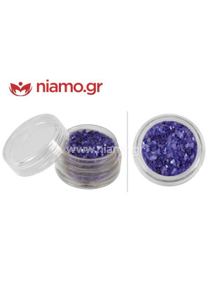 Nail Art Διακοσμητικά Νυχιών Χρωματιστά Θραύσματα Βιολετί 