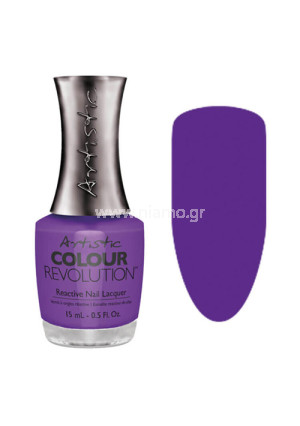Artistic Colour Revolution Pin Up Purple
