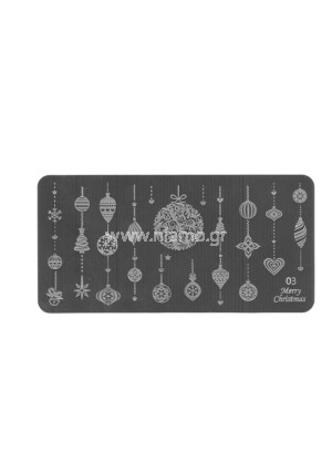 Stamping Plate Christmas 03