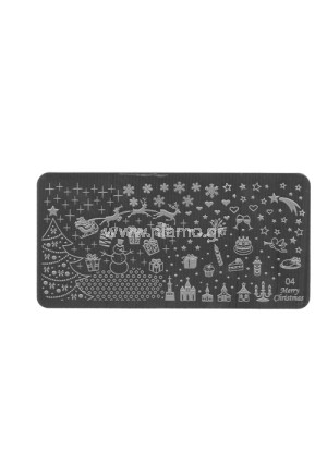 Stamping Plate Christmas 04