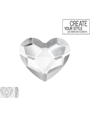 Swarovski Strass Crystal Heart 2808 6.0mm Καρδούλα