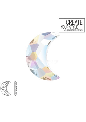 Swarovski Strass Crystal AB 2813 8.0X 5.5mm Moon