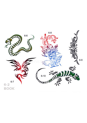 Σχέδια tattoo Σώματος BOOK 6
