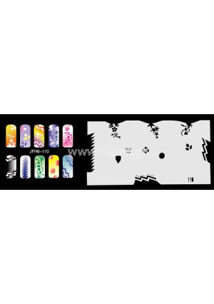 Nail Stencil Σχέδια Αερογράφου Νυχιών