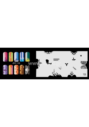 Nail Stencil Σχέδια Αερογράφου Νυχιών