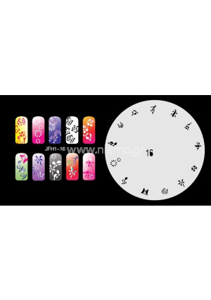 Nail Stencil Σχέδια Αερογράφου Νυχιών 