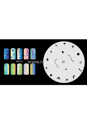 Nail Stencil Σχέδια Αερογράφου Νυχιών