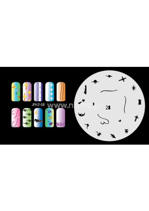 Nail Stencil Σχέδια Αερογράφου Νυχιών