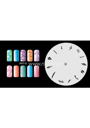 Nail Stencil Σχέδια Αερογράφου Νυχιών