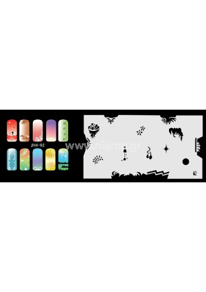 Nail Stencil Σχέδια Αερογράφου Νυχιών