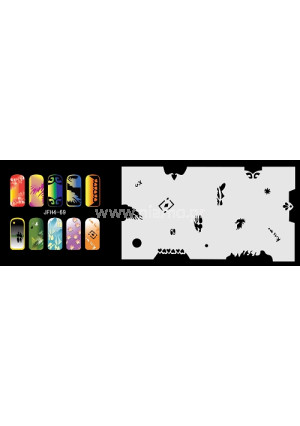 Nail Stencil Σχέδια Αερογράφου Νυχιών