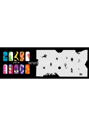 Nail Stencil Σχέδια Αερογράφου Νυχιών