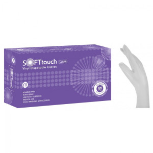 Γάντια Βινυλίου Soft Touch xωρίς πούδρα